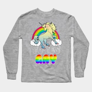 Totes Gay Unicorn Pride Tee Long Sleeve T-Shirt